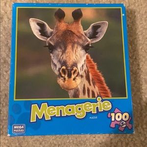 🎀2/$8🎀 NEW 100 piece giraffe puzzle